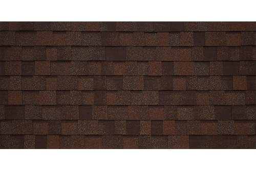 Битумная черепица TEGOLA PIEMONTE castagna matura 122 (темно-коричневый) | Металлобаза Волхонка