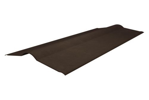 Конек Ондулин Смарт коричневый (100х50 см) | Металлобаза Волхонка