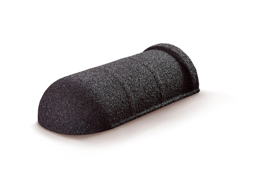 Конек полукруглый начальный HIP AeroDek Tradition /Firenze антрацит | Металлобаза Волхонка