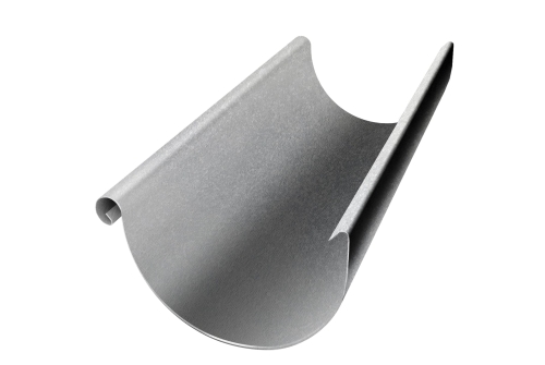 Желоб полукруглый Optima 125мм 3м Zn | Металлобаза Волхонка