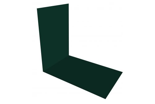 Планка снегозадержания усиливающая 0,5 Satin с пленкой RAL 6005 зеленый мох | Металлобаза Волхонка