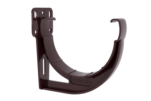 Кронштейн желоба slider Дизайн 135 ПВХ GL шоколадный(RAL 8017) | Металлобаза Волхонка