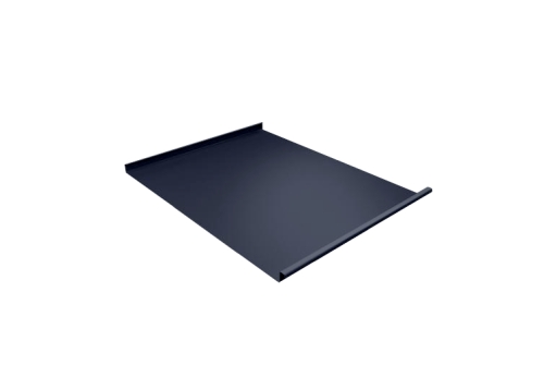 Фальц двойной стоячий 0,5 GreenCoat Pural BT, matt RR 23 темно-серый (RAL 7024 мокрый асфальт) | Металлобаза Волхонка