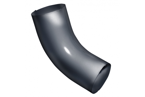 Колено 60 град Grand Line 90 мм RAL 7024 мокрый асфальт | Металлобаза Волхонка