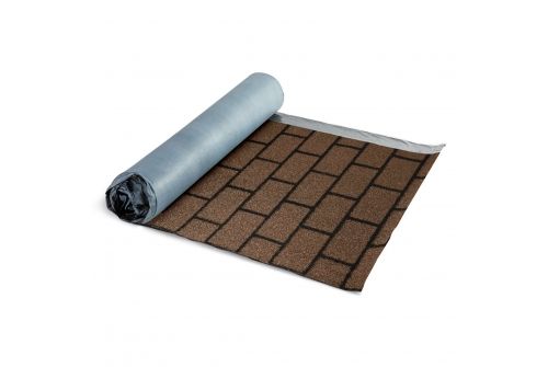 РУЛОННАЯ ЧЕРЕПИЦА Кирпичная кладка (коричневая) | Металлобаза Волхонка