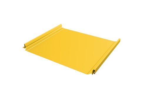 Кликфальц Pro 0,45 PE с пленкой на замках RAL 1018 цинково-желтый | Металлобаза Волхонка