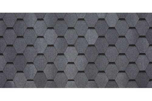 Битумная черепица TEGOLA GARDA granito 469 (серый) | Металлобаза Волхонка