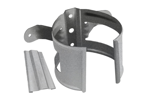 Кронштейн трубы на дерево Optima 90мм Zn | Металлобаза Волхонка