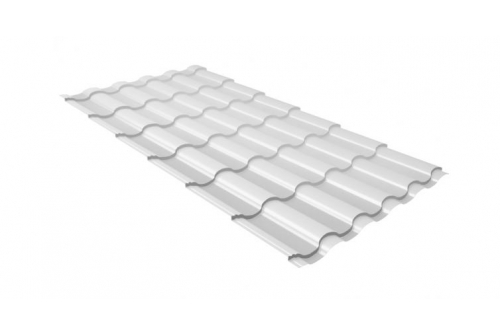 Металлочерепица кредо 0,45 RAL 9003 сигнальный белый | Металлобаза Волхонка