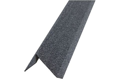 Планка ветровая Grand Line для мягкой кровли 60*30*90 Фартук S5 Роки серый | Металлобаза Волхонка