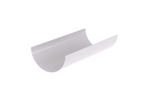 Желоб Классика 120 ПВХ Grand Line 3м белый (RAL 9003) | Металлобаза Волхонка