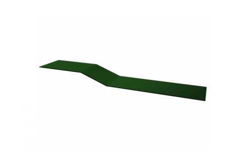 Планка крепежная фальц 0,7 PE с пленкой RAL 6005 зеленый мох | Металлобаза Волхонка