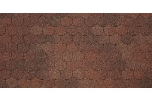 Битумная черепица TEGOLA ASSISI terracotta 420 (терракотта) | Металлобаза Волхонка