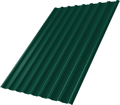 Профнастил С20R 0,4 ПЭ RAL 6005 зеленый мох | Металлобаза Волхонка