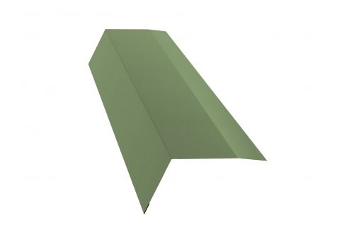 Планка карнизная 100х65 0,45 PE с пленкой RAL 6019 бело-зеленый | Металлобаза Волхонка