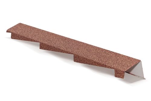 Планка фронтонная правая AeroDek Robust тик | Металлобаза Волхонка