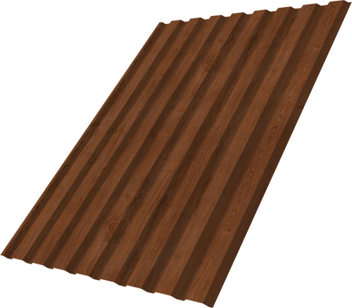 Профнастил С20A 0,45 Принт Элит Рябина TwinColor | Металлобаза Волхонка