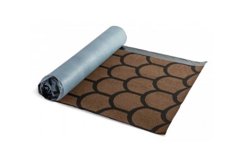 РУЛОННАЯ ЧЕРЕПИЦА Бобровый хвост, коричневая | Металлобаза Волхонка