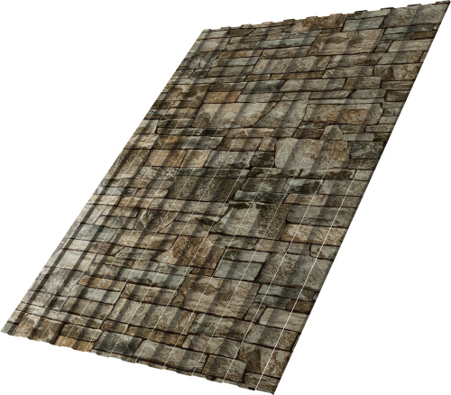 Профнастил С8A в02 0,45 Принт Элит Камень TwinColor | Металлобаза Волхонка