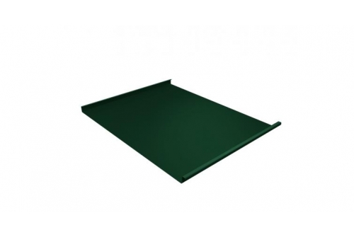 Фальц двойной стоячий 0,45 Drap с пленкой на замках RAL 6005 зеленый мох | Металлобаза Волхонка