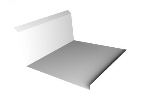 Планка примыкания нижняя 20х122х260х15 0,7 Zn | Металлобаза Волхонка