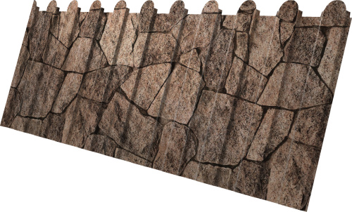 Профнастил С8A в02 фигурный 0,45 Принт Элит Королевский камень TwinColor | Металлобаза Волхонка