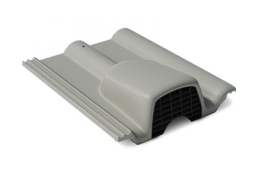 Вентиляционная черепица Braas Франкфуртская серый | Металлобаза Волхонка