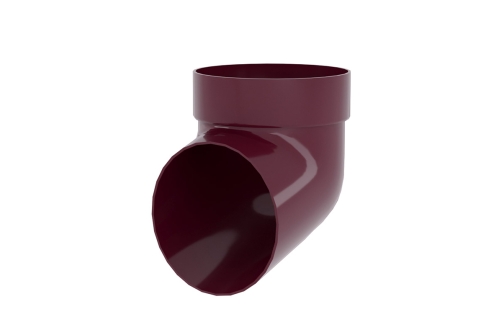 Колено сливное ПВХ Grand Line бордо (RAL 3005) | Металлобаза Волхонка