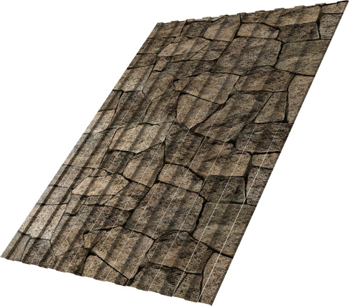 Профнастил С8A в02 0,45 Принт Элит Королевский камень TwinColor | Металлобаза Волхонка