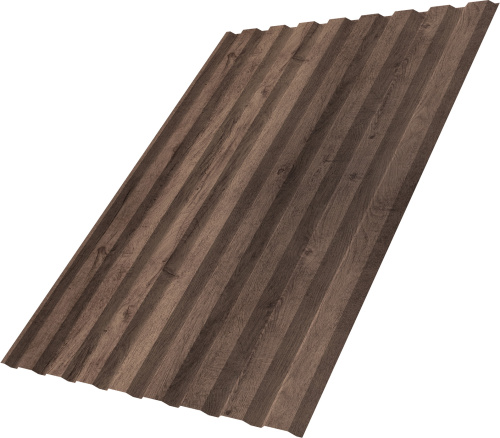 Профнастил С20A 0,45 Принт Премиум Миндальное дерево Фреш | Металлобаза Волхонка