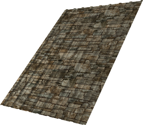 Профнастил С10A 0,45 Принт Элит Камень TwinColor | Металлобаза Волхонка