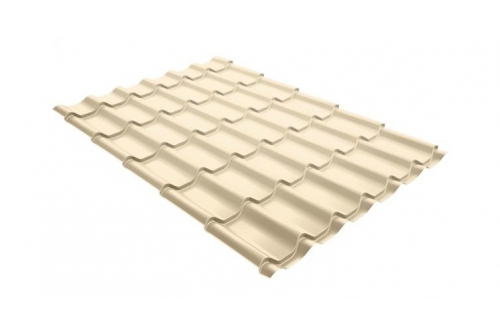 Металлочерепица модерн 0,45 RAL 1015 светлая слоновая кость | Металлобаза Волхонка