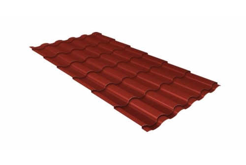 Металлочерепица кредо 0,5 GreenCoat Pural BT, красный (RAL 3009 оксидно-красный) | Металлобаза Волхонка