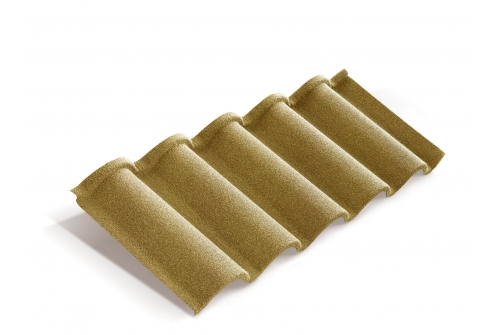 Лист Metrotile Romana охра | Металлобаза Волхонка