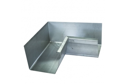 Угол желоба внутренний Vortex 90гр 127мм Zn | Металлобаза Волхонка