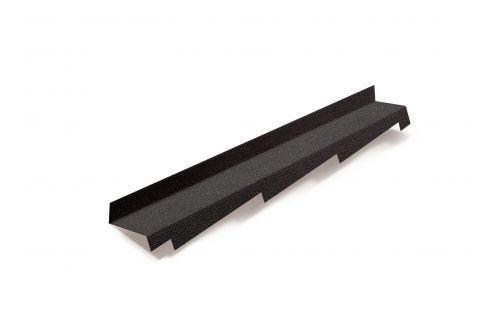 Планка примыкания Mtile правая черный | Металлобаза Волхонка