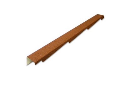 Планка торцевая левая Lux_Cl/Rom коралл | Металлобаза Волхонка