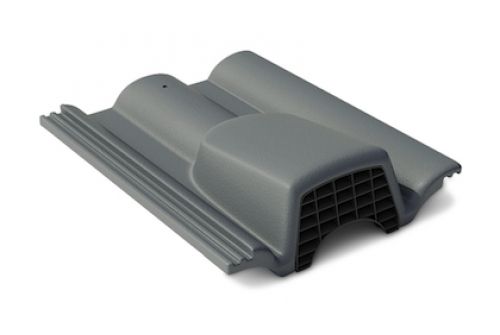 Вентиляционная черепица Braas Таунус графит | Металлобаза Волхонка