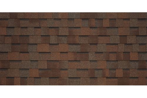 Битумная черепица TEGOLA CORTINA modica 436 (коричневый с отливом) | Металлобаза Волхонка