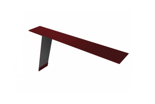 Планка карнизная фальц Grand Line 130х80 0,45 Drap RAL 3005 красное вино | Металлобаза Волхонка