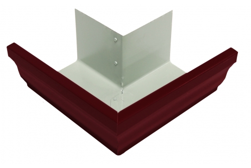 Угол желоба внешний Vortex 90гр 127мм RAL 3005 | Металлобаза Волхонка