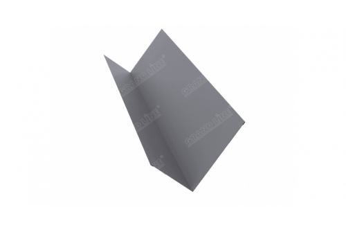 Планка примыкания 150х250 0,4 PE с пленкой RAL 7004 сигнальный серый | Металлобаза Волхонка