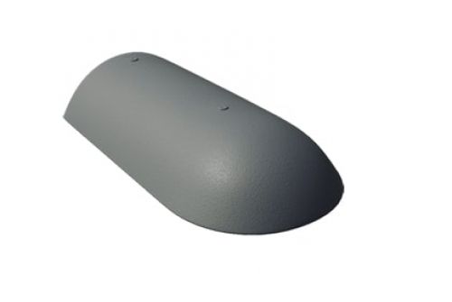 Начальная хребтовая черепица Braas Таунус графит | Металлобаза Волхонка