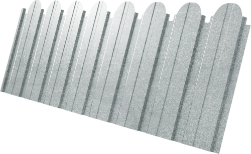 Профнастил C10B фигурный 0,45 Zn | Металлобаза Волхонка