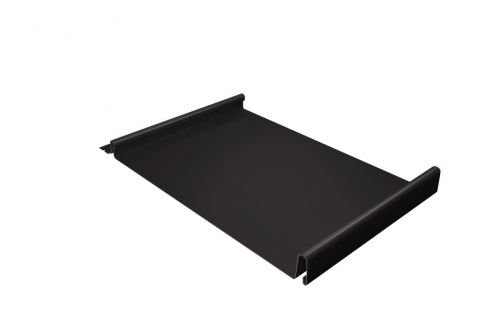 Кликфальц Grand Line 0,5 Quarzit с пленкой на замках RR 32 темно-коричневый | Металлобаза Волхонка