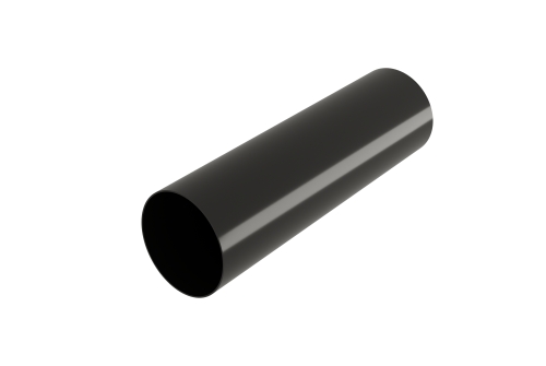 Труба ПВХ GL 3м черная (RAL 9005) | Металлобаза Волхонка