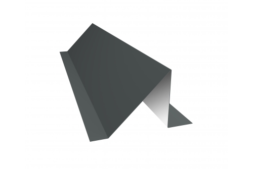 Планка снегозадержания 0,45 PE с пленкой RAL 7005 мышино-серый | Металлобаза Волхонка