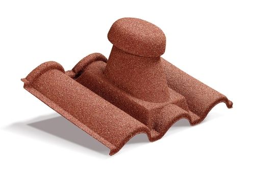 Вентилятор санитарный AeroDek Tradition терракота | Металлобаза Волхонка