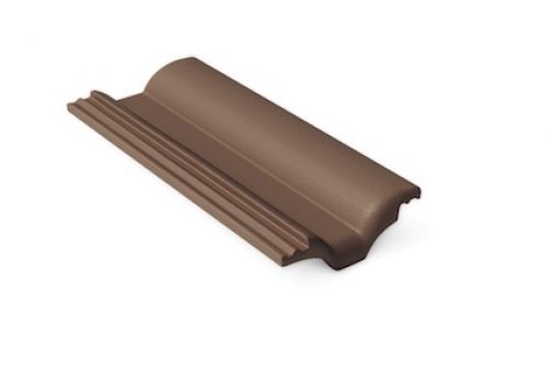 Половинчатая черепица Braas Франкфурсткая темно-коричневый | Металлобаза Волхонка