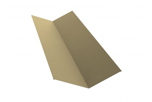 Планка ендовы верхней 145х145 0,4 PE с пленкой RAL 1014 слоновая кость | Металлобаза Волхонка